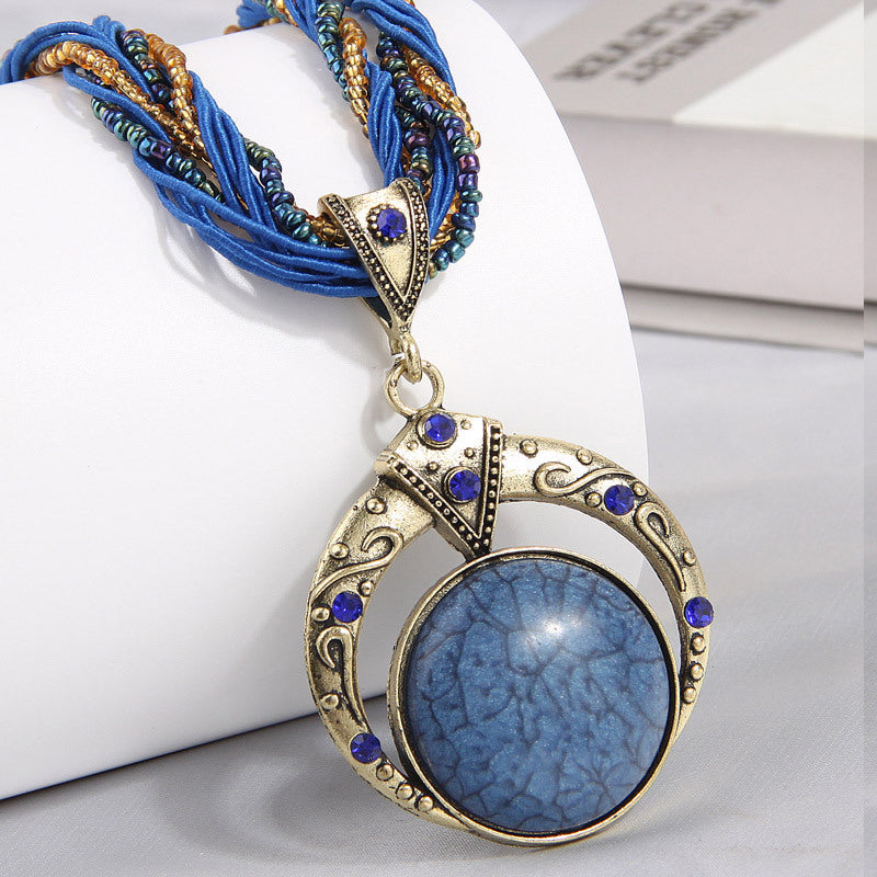 Fine Rice-Grain Elegant Ladies Necklace