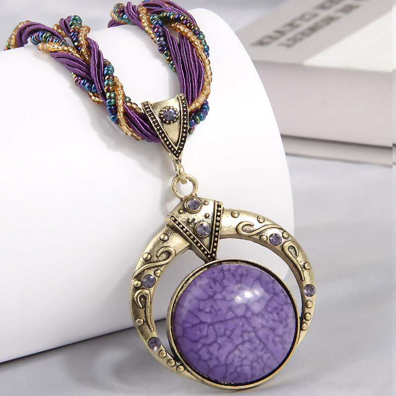 Fine Rice-Grain Elegant Ladies Necklace